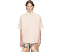 Beige Raccourcie Shirt