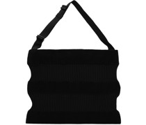 Black Strata Messenger Bag