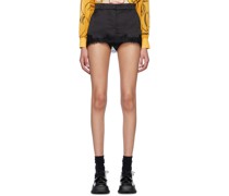Black Wrap Skort
