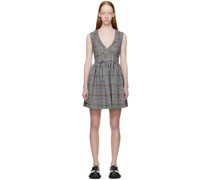 Black & Brown Birdie Minidress