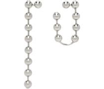 Silver Ball Chain Earrings