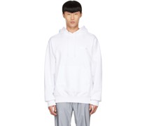 White Cotton Hoodie
