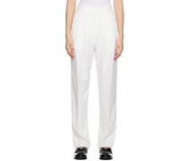 White Clemence Trousers