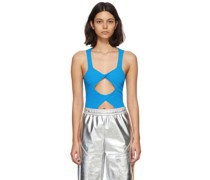 Blue Viscose Bodysuit