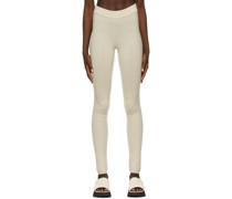 Off-White Cashmere Leggings