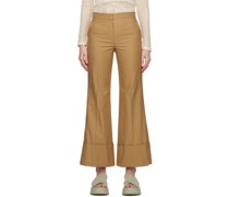 Brown 70s Bohemian Trousers