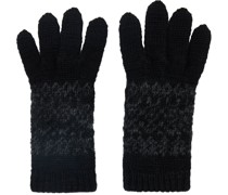 Black Fair Isle Gloves