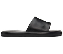Black Marin Flat Sandals
