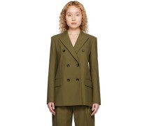 Green 6 Button Blazer