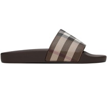 Brown Check Slides