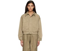 Khaki Giwa Bomber Jacket