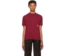 Burgundy Cotton T-Shirt