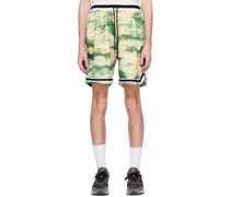 Green & Yellow Game Shorts