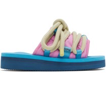 Blue & Pink Suicoke Edition Lace Sandals