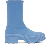 Blue Traktori Ankle Boots