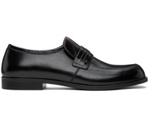 Black Polished Loafers