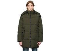 Khaki Puffer Jacket