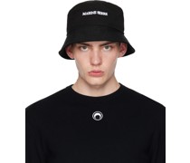 Black Canvas Bucket Hat