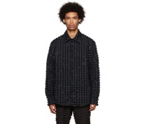 Black Embossed Shirt