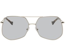 Silver Mesh Sunglasses