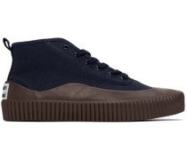 Navy Bold Sole Sneakers