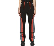 Black & Red Jethra Trousers
