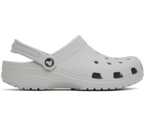 Gray Crush Clogs