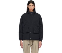 Black Takibi Puffer Jacket