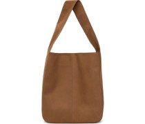 Brown Wide Strap Tote