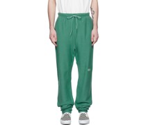 Green Cotton Lounge Pants