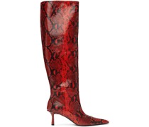 Red Viola Slouch Boots