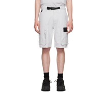 Gray Nylon Shorts