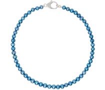Blue Lobster Pearl Chain Necklace
