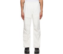 White Beresford Cargo Pants