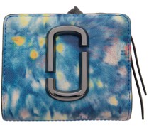 Blue Watercolor 'The Snapshot' Compact Wallet