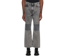 Gray Extended Third Cut Jeans