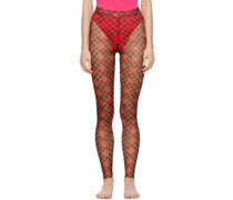 SSENSE Exclusive Brown & Red Leggings