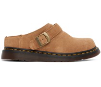 Tan Isham Slingback Mules