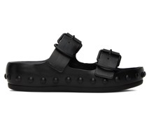 Black Natacha Ramsay Levi Edition Studded Two Sandals