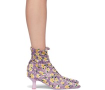 Purple Marthe Ankle Boots