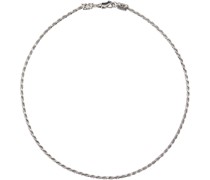 Silver Essential Rope Chain Necklace