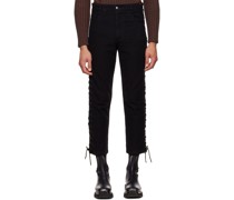 Black Laced Trousers