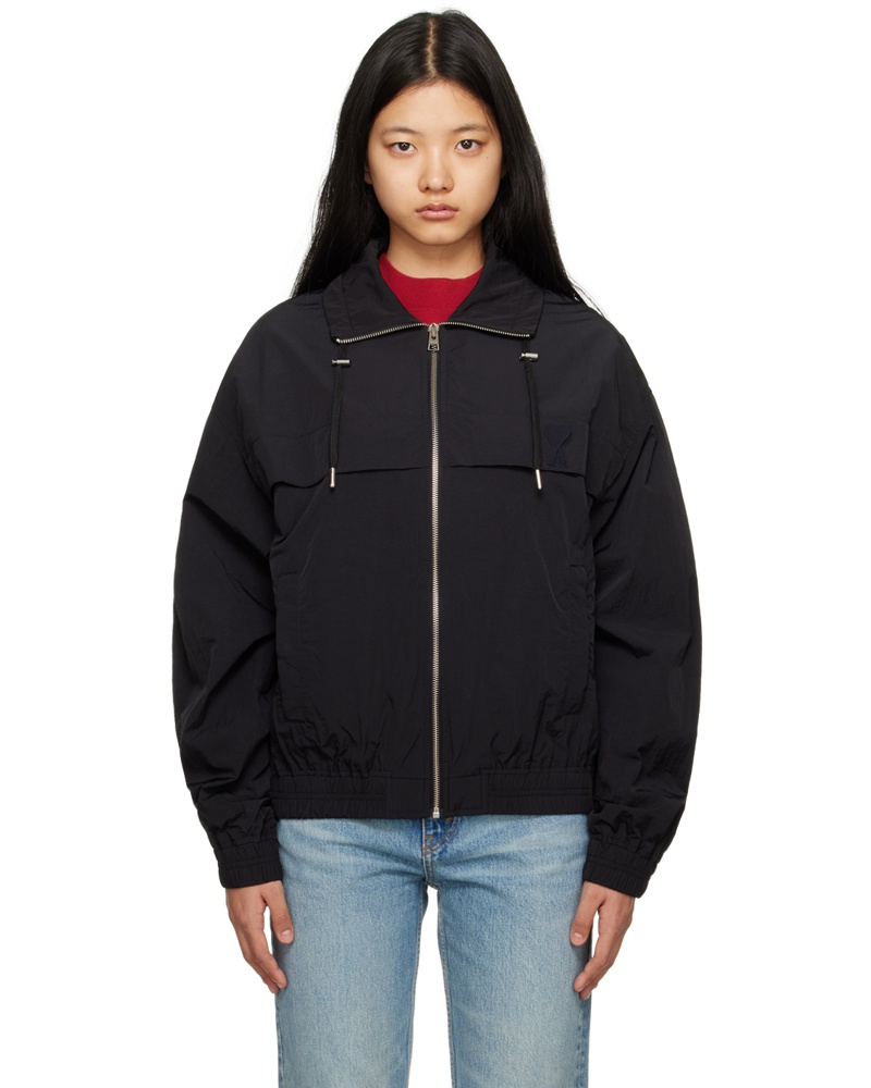 Ami Damen Black Ami De Cœur Jacket