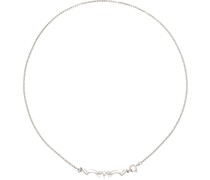 Silver Tribal Tattoo Necklace