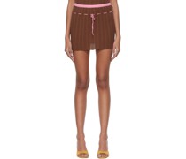 Brown Macondo Miniskirt