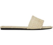 Beige & Gold 4G Sandals