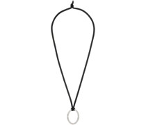 Black Western Oval Necklace
