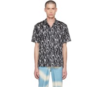 Black Burning Up Shirt