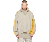 Gray Paneled Jacket