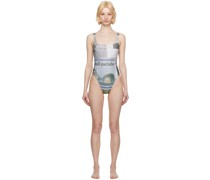 Multicolor Printed One-Piece Swimsuit
